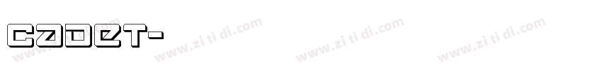 Cadet字体转换
