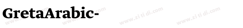 GretaArabic字体转换