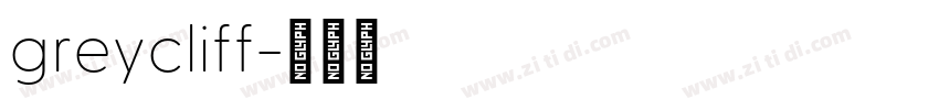 greycliff字体转换 greycliff字体转换