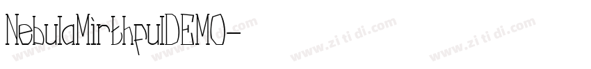 NebulaMirthfulDEMO字体转换