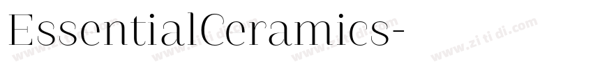 EssentialCeramics字体转换 EssentialCeramics字体转换