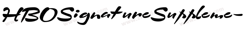 HBOSignatureSuppleme字体转换