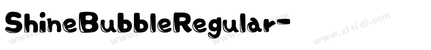 ShineBubbleRegular字体转换
