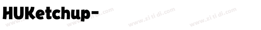 HUKetchup字体转换