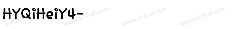 HYQiHeiY4字体转换