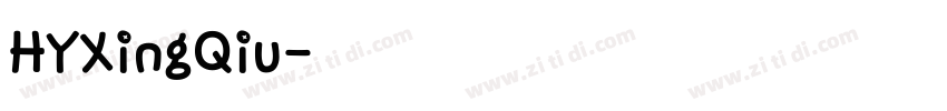 HYXingQiu字体转换