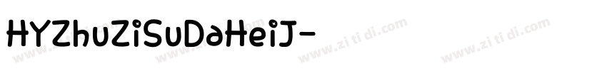HYZhuZiSuDaHeiJ字体转换