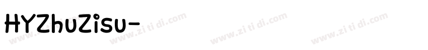HYZhuZisu字体转换