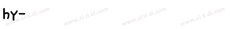 hy东海模型字体转换