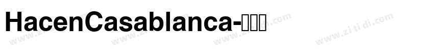 HacenCasablanca字体转换