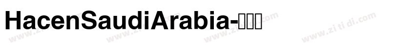 HacenSaudiArabia字体转换