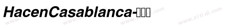 HacenCasablanca字体转换