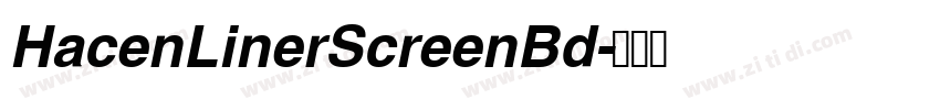 HacenLinerScreenBd字体转换