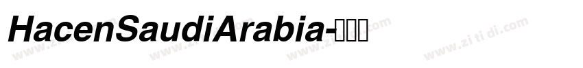 HacenSaudiArabia字体转换