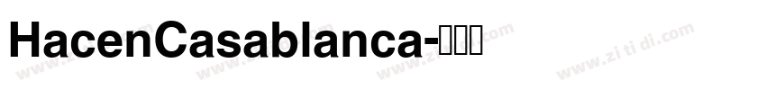 HacenCasablanca字体转换