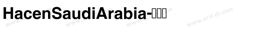 HacenSaudiArabia字体转换