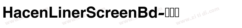 HacenLinerScreenBd字体转换