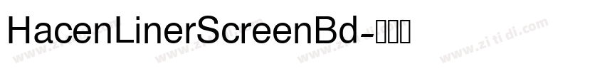 HacenLinerScreenBd字体转换