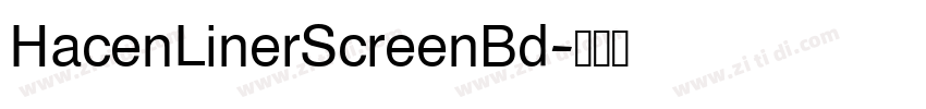 HacenLinerScreenBd字体转换
