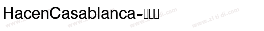 HacenCasablanca字体转换