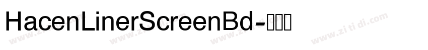 HacenLinerScreenBd字体转换
