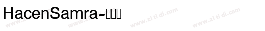HacenSamra字体转换