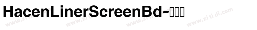 HacenLinerScreenBd字体转换