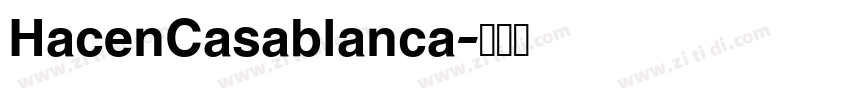 HacenCasablanca字体转换