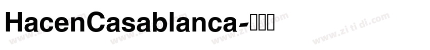 HacenCasablanca字体转换