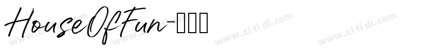 HouseOfFun字体转换