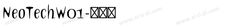 NeoTechW01字体转换