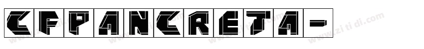 CFPanCreta字体转换
