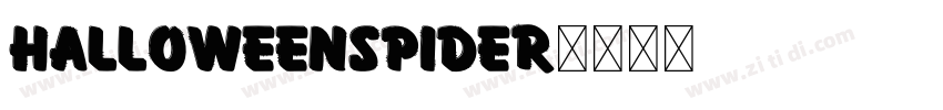HalloweenSpider字体转换
