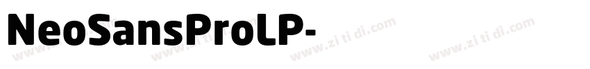 NeoSansProLP字体转换