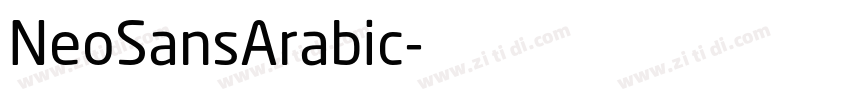NeoSansArabic字体转换