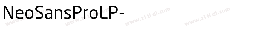 NeoSansProLP字体转换