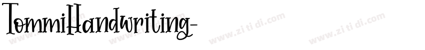 TommiHandwriting字体转换