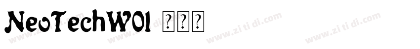 NeoTechW01字体转换
