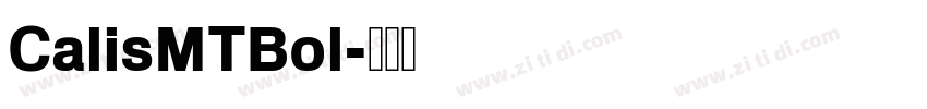 CalisMTBol字体转换