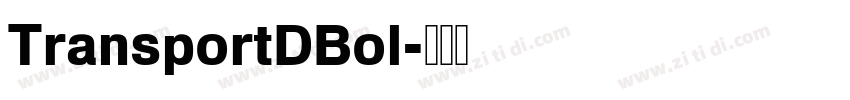 TransportDBol字体转换