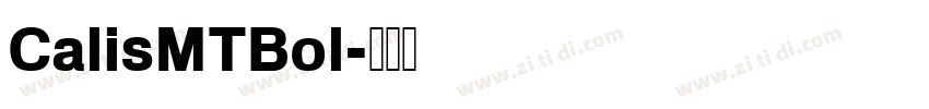 CalisMTBol字体转换