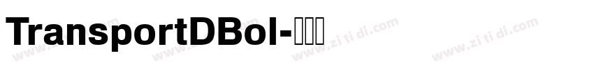 TransportDBol字体转换
