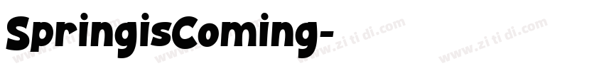 SpringisComing字体转换