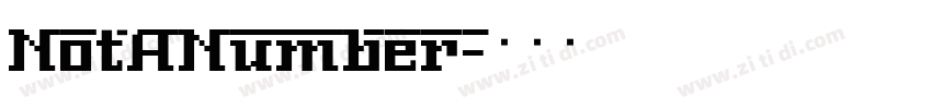 NotANumber字体转换