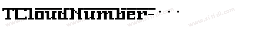 TCloudNumber字体转换
