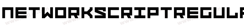 NetworkScriptRegular字体转换