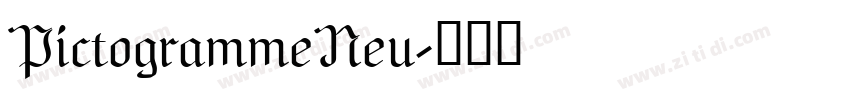 PictogrammeNeu字体转换