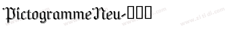PictogrammeNeu字体转换