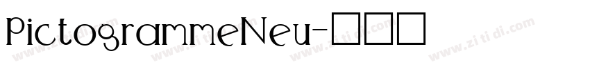 PictogrammeNeu字体转换