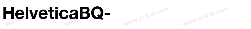 HelveticaBQ字体转换